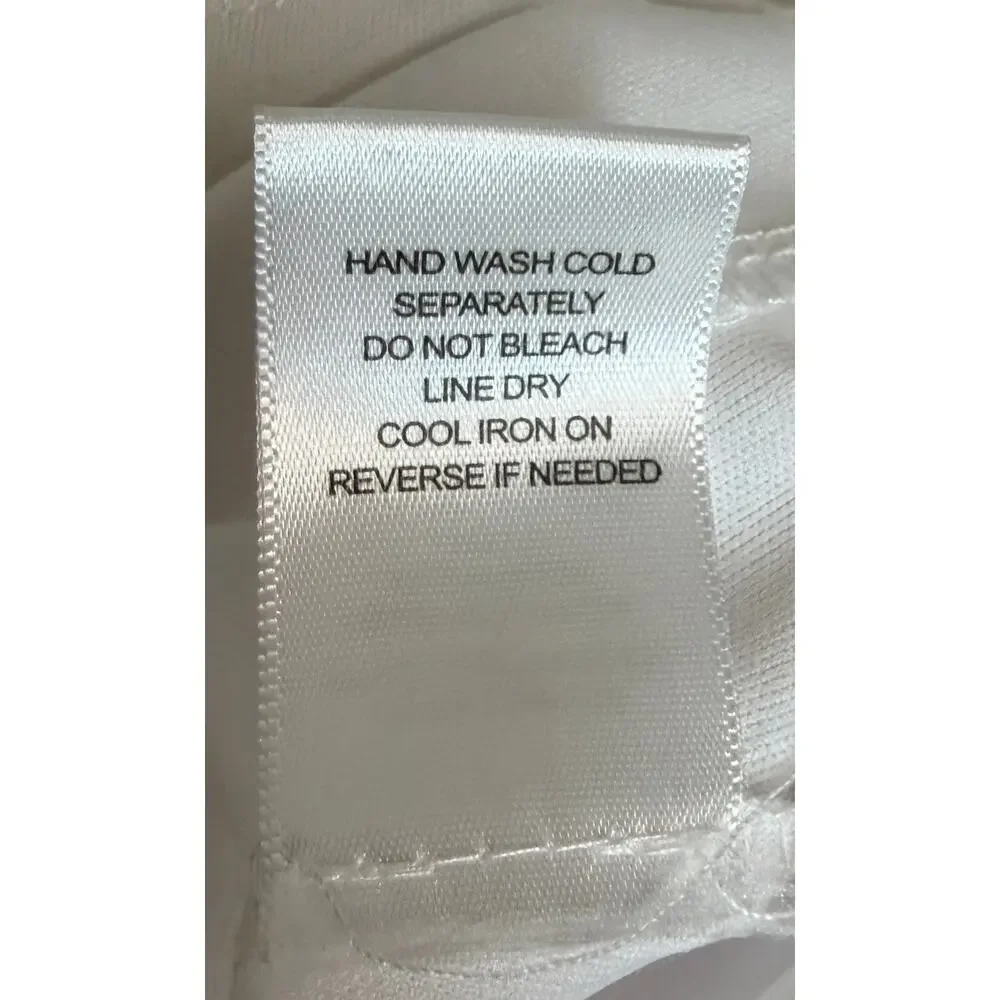 Trixx Women Dress Fit Flare Size Medium Faux Wrap Boho Festival Ruffle NWT New - Picture 11 of 11